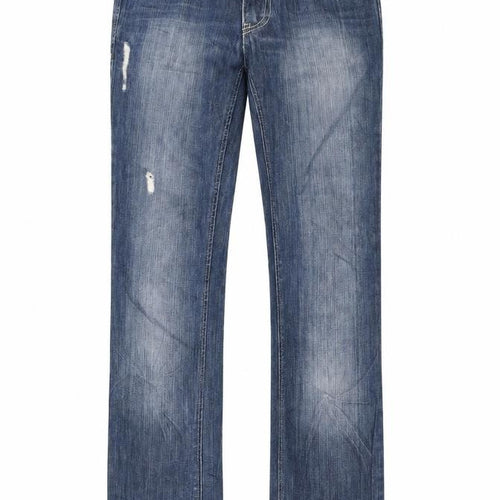 United Colors of Benetton Womens Blue   Straight Jeans Size 40 L30.5 in