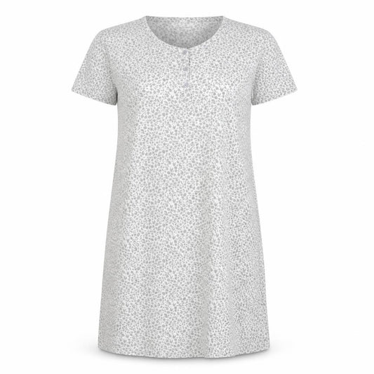 Front view of Primark women’s white animal print a-line, size S