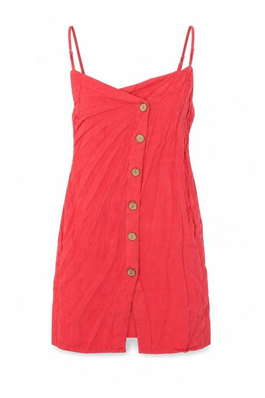 Front view of Primark women’s pink basic button-up, size UK 8