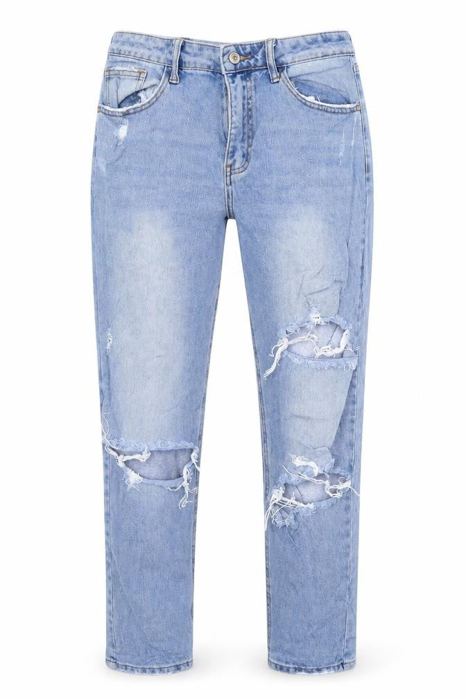 cindy Womens Blue  Denim Straight Jeans Size 28 L30 in