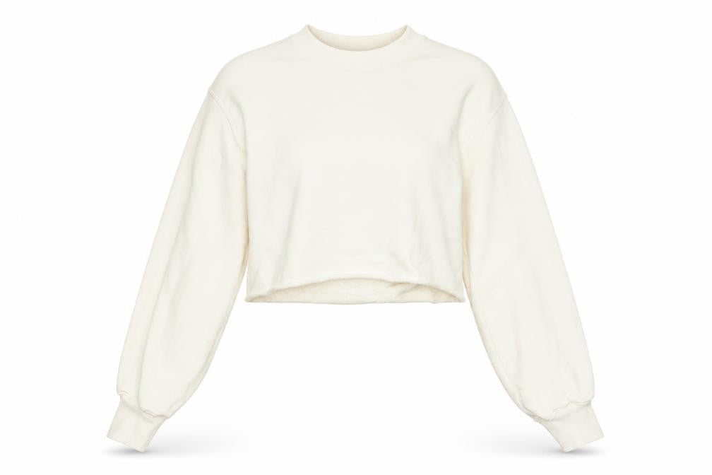 Front view of H&M women’s ivory jumper, size S