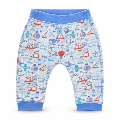 Mini Club Boys Grey Spotted  Jogger Trousers Size 9 Months  - Transport