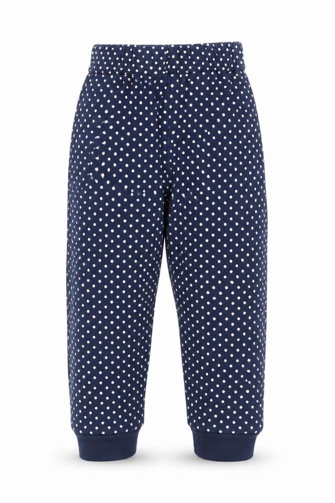 BHS Girls Blue Polka Dot   Pyjama Pants Size 12-18 Months