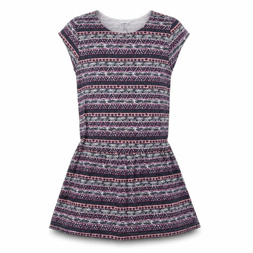 Tammy Girls Multicoloured Geometric  T-Shirt Dress  Size 12-13 Years