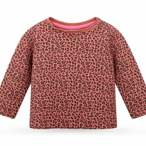 F&F Girls Multicoloured Animal Print  Basic T-Shirt Size 6-9 Months
