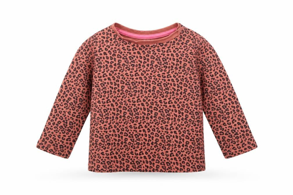 F&F Girls Multicoloured Animal Print  Basic T-Shirt Size 6-9 Months