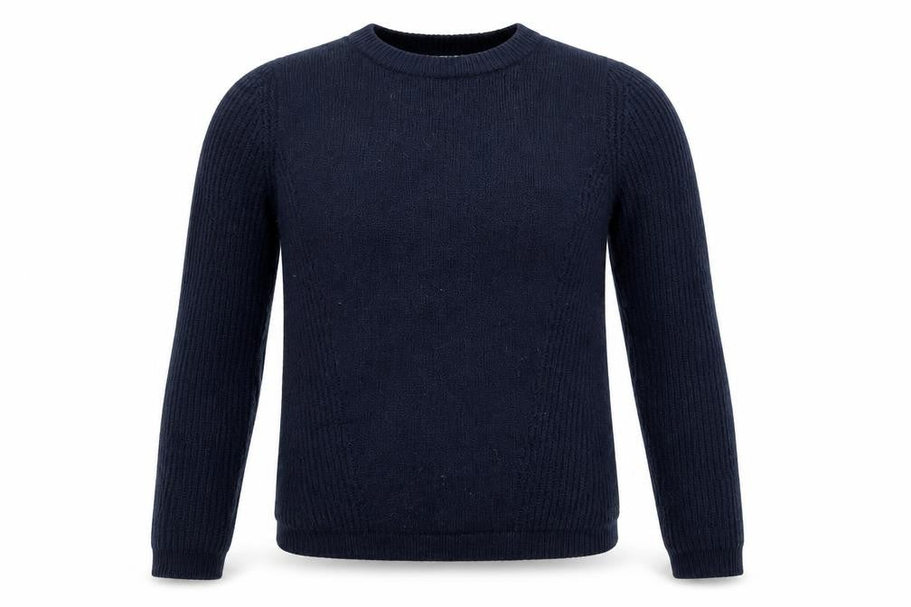Front view of Topshop women’s blue jumper, size UK 10