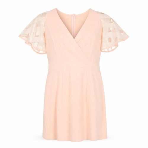 Boohoo Womens Pink   Pencil Dress  Size 14
