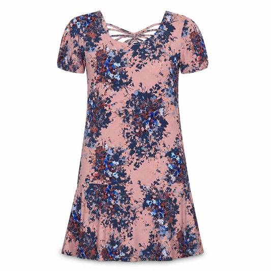 Front view of Next women’s multicoloured floral a-line, size UK 8