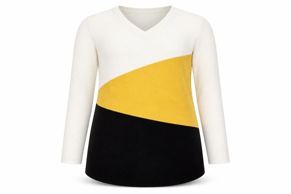 Front view of SHEIN women’s multicoloured jumper, size XL