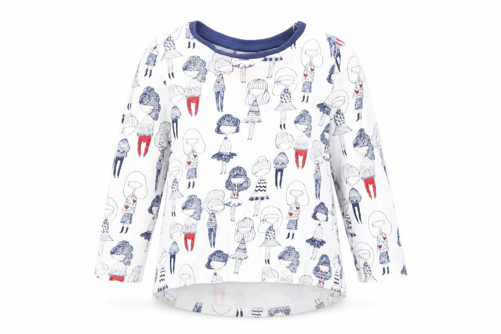 Front view of Mini Club Baby White Basic T-Shirt, size 9-12, Months