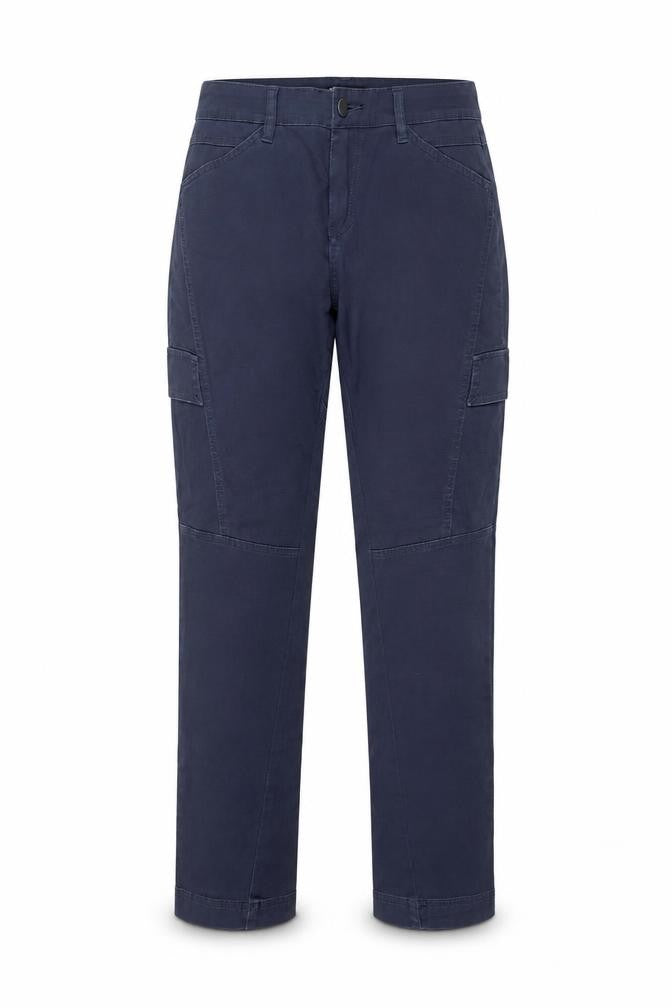Front view of Supplies women’s blue trousers, size UK 10, 30-inch leg
