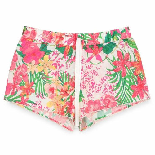Debenhams Womens Pink Floral  Capri Pyjama Set Size 6