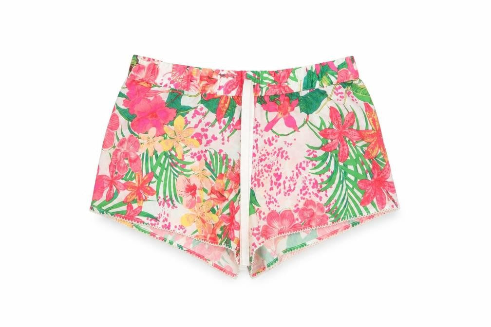 Debenhams Womens Pink Floral  Capri Pyjama Set Size 6