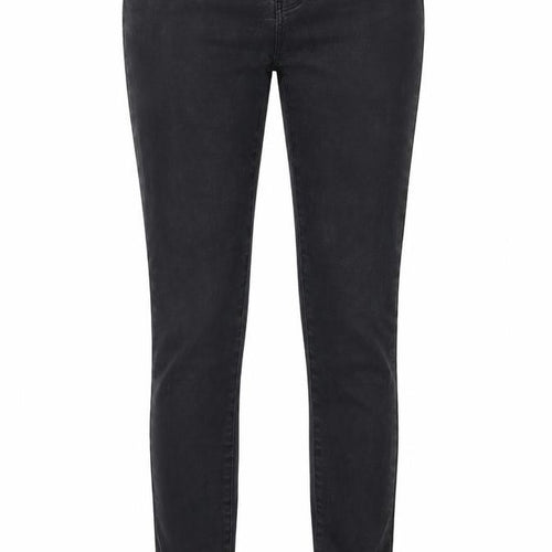 Denim Co. Womens Black  Denim Straight Jeans Size 12 L30.5 in