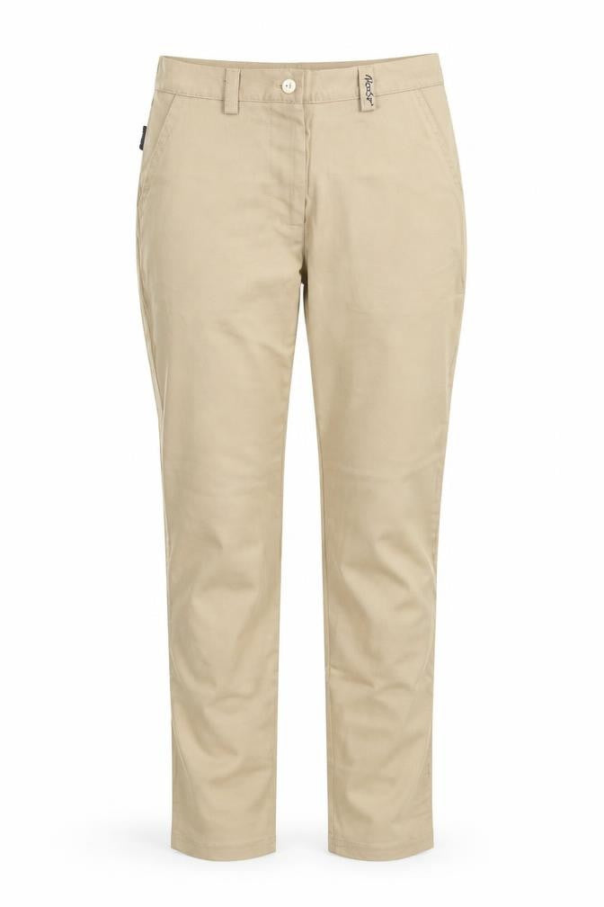 Moose Golf Clothing Womens Beige   Trousers  Size 8 L31 in