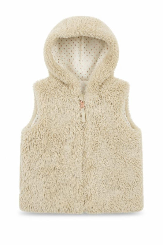 Front view of Nutmeg girls’ gold basic jacket jacket, size 12-18, months