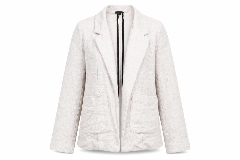 Front view of Topshop women’s pink jacket blazer, size UK 8