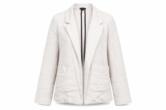 Front view of Topshop women’s pink jacket blazer, size UK 8