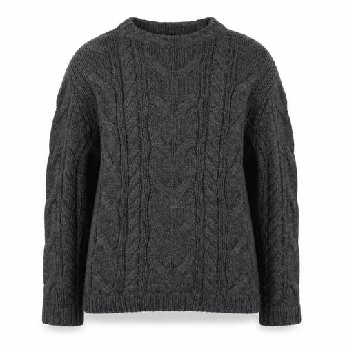 Mango Womens Grey  Knit Pullover Sweatshirt Size S