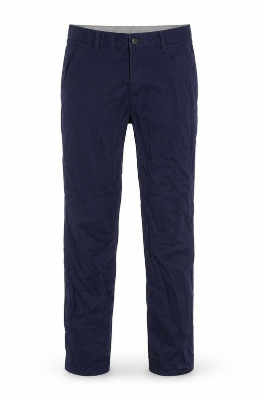 Front view of H&M girls’ blue dress pants trousers, size 9-10, years