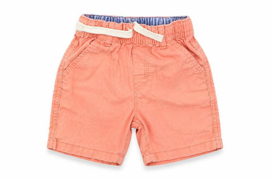 Front view of Next Baby Orange sweatpants, size 12-18, Months - Shorts