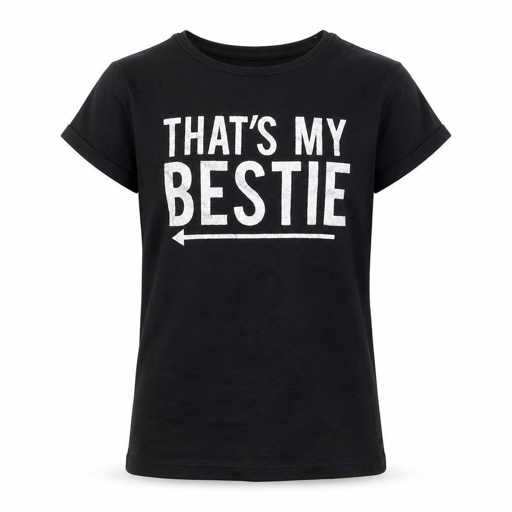 Primark Girls Black   Basic T-Shirt Size 10-11 Years  - That's My Bestie