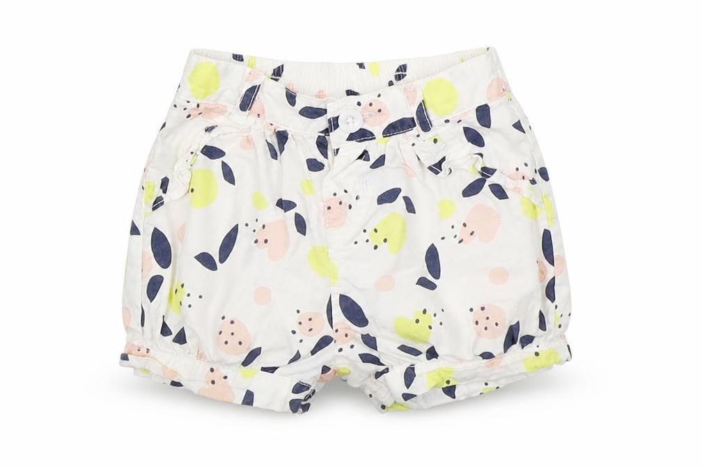Tiny Little Wonders Baby White Geometric  Cropped Trousers Size 12-18 Months
