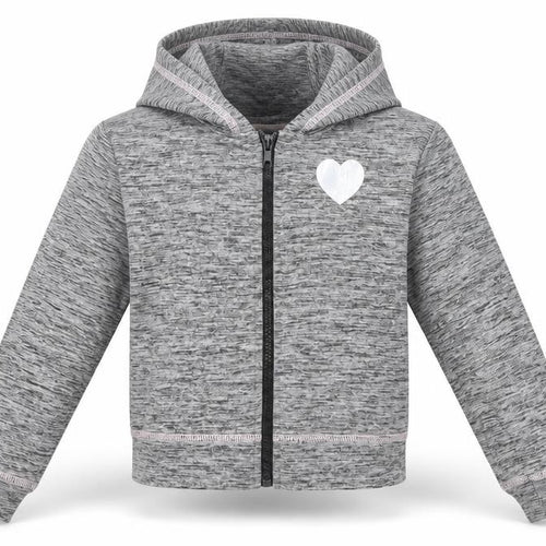 George Girls Grey   Jacket  Size 8-9 Years  - Heart print
