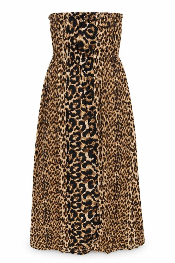 Ocean Club Womens Multicoloured Animal Print  Fit & Flare  Size 8