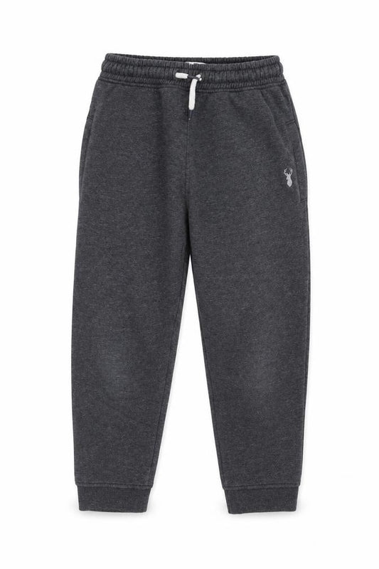 Front view of Next boys’ grey jogger trousers, size 9, months