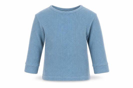 Front view of George Baby Blue Basic T-Shirt, size 6-9, Months