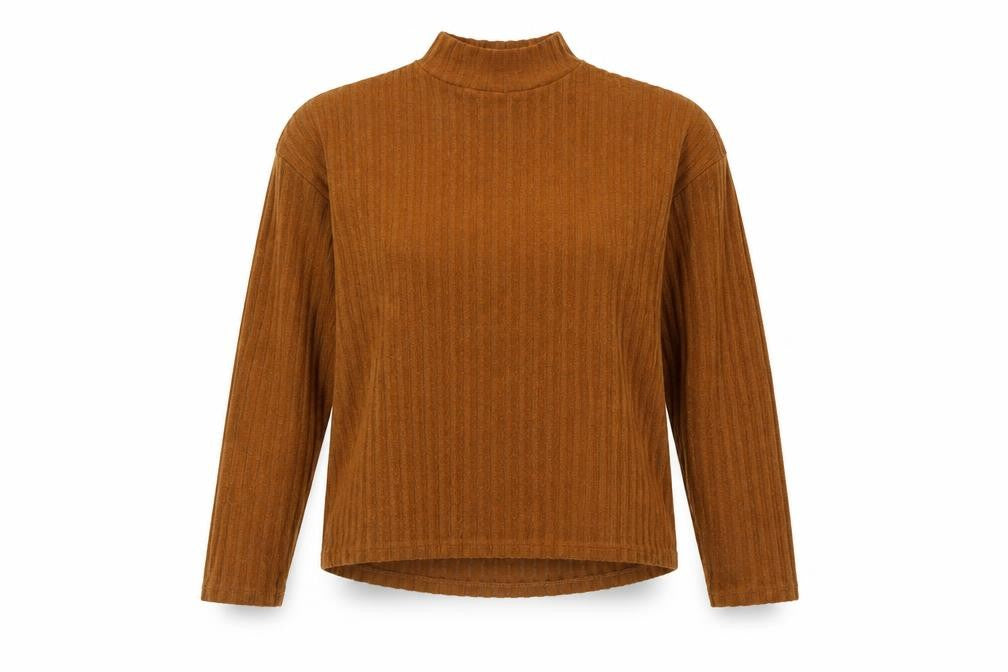 Front view of Primark women’s brown jumper, size XS