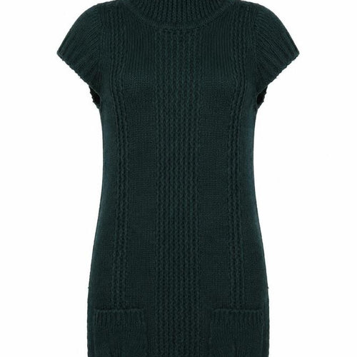 E-vie Womens Green   Jumper Dress  Size 8