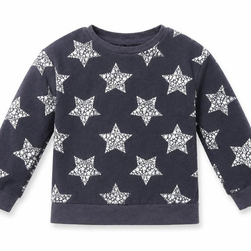 George Girls Grey   Pullover Sweatshirt Size 2-3 Years  - Star Print