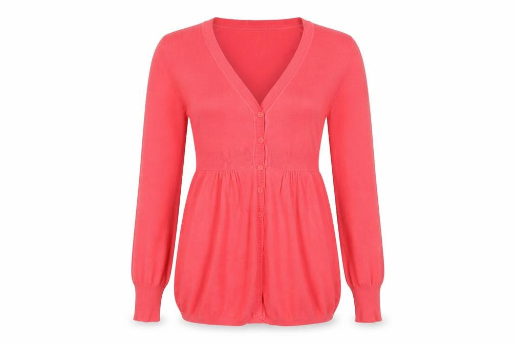 VANIA DEIURI Womens Pink   Cardigan Jumper Size L