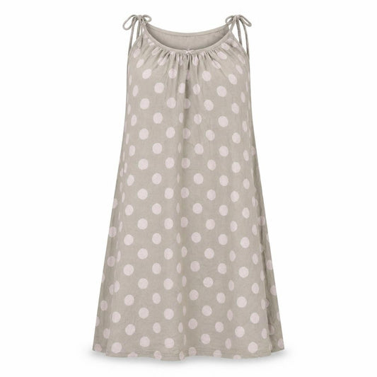 Front view of mamas and papaas women’s multicoloured polka dot a-line, size UK 8