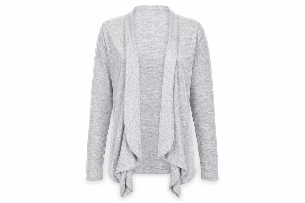 Dorothy Perkins Womens Grey  Knit Cardigan Jumper Size 8