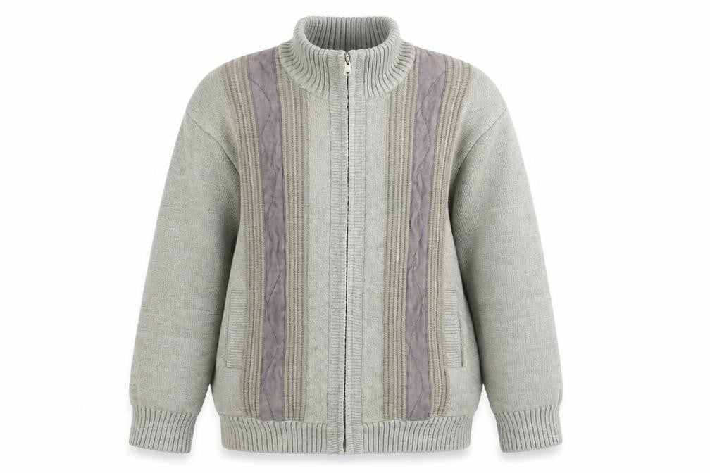 Charles Norton Womens Grey  Knit Cardigan Jumper Size L