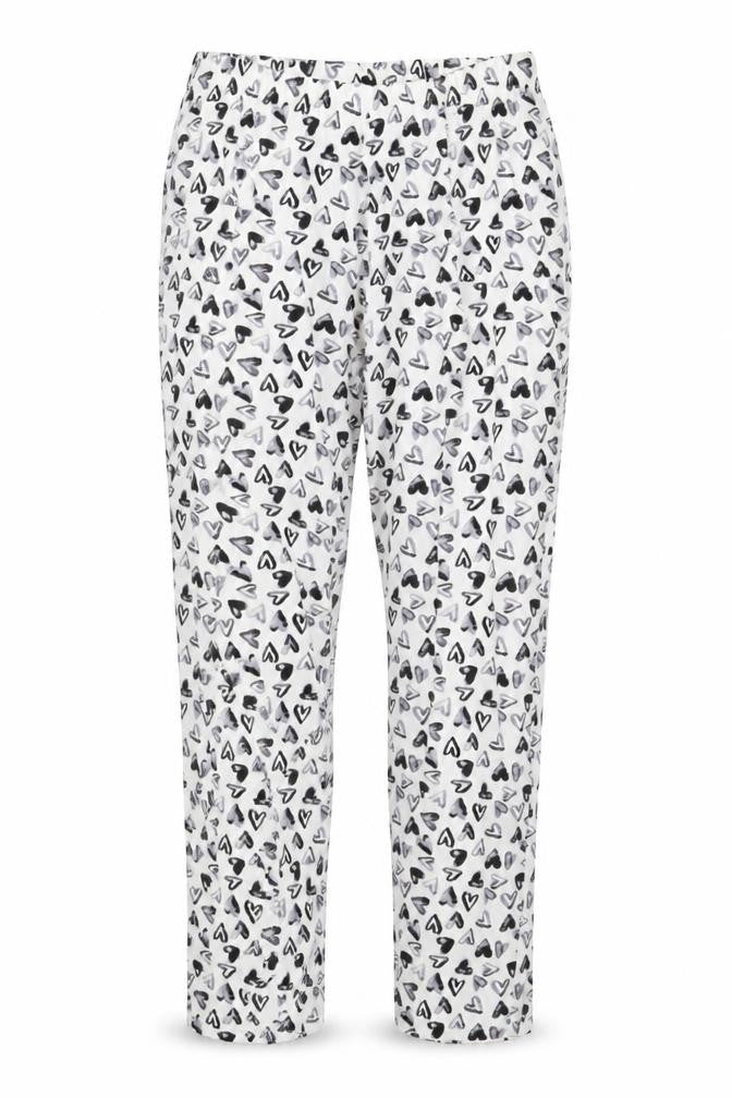 Front view of Next women’s white sweatpants, size M, 28-inch leg