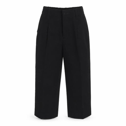 Front view of Ricardo boys’ black dress pants trousers one size - waist 16in; inside leg 13in