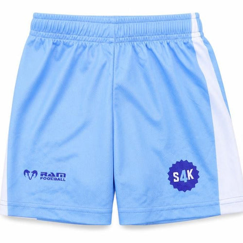 Ram Football Boys Blue  Jersey Sweat Shorts Size 3-4 Years