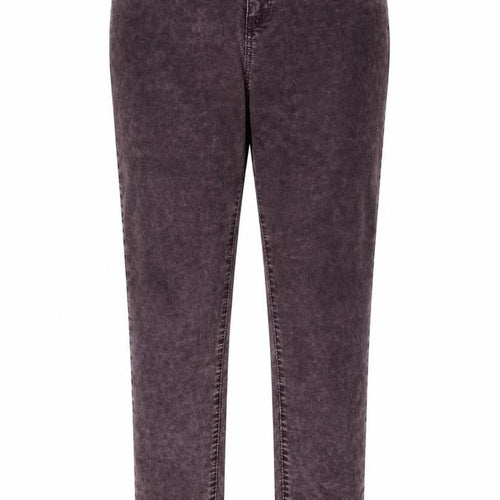 Denim & Co. Womens Purple  Denim Trousers  Size 14 L29 in