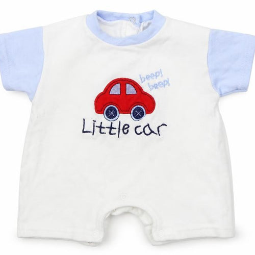 pex Baby White   Babygrow One-Piece Size 3-6 Months  - CAR