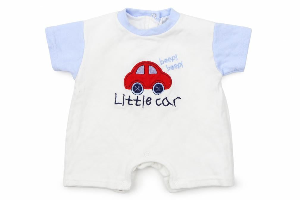 pex Baby White   Babygrow One-Piece Size 3-6 Months  - CAR