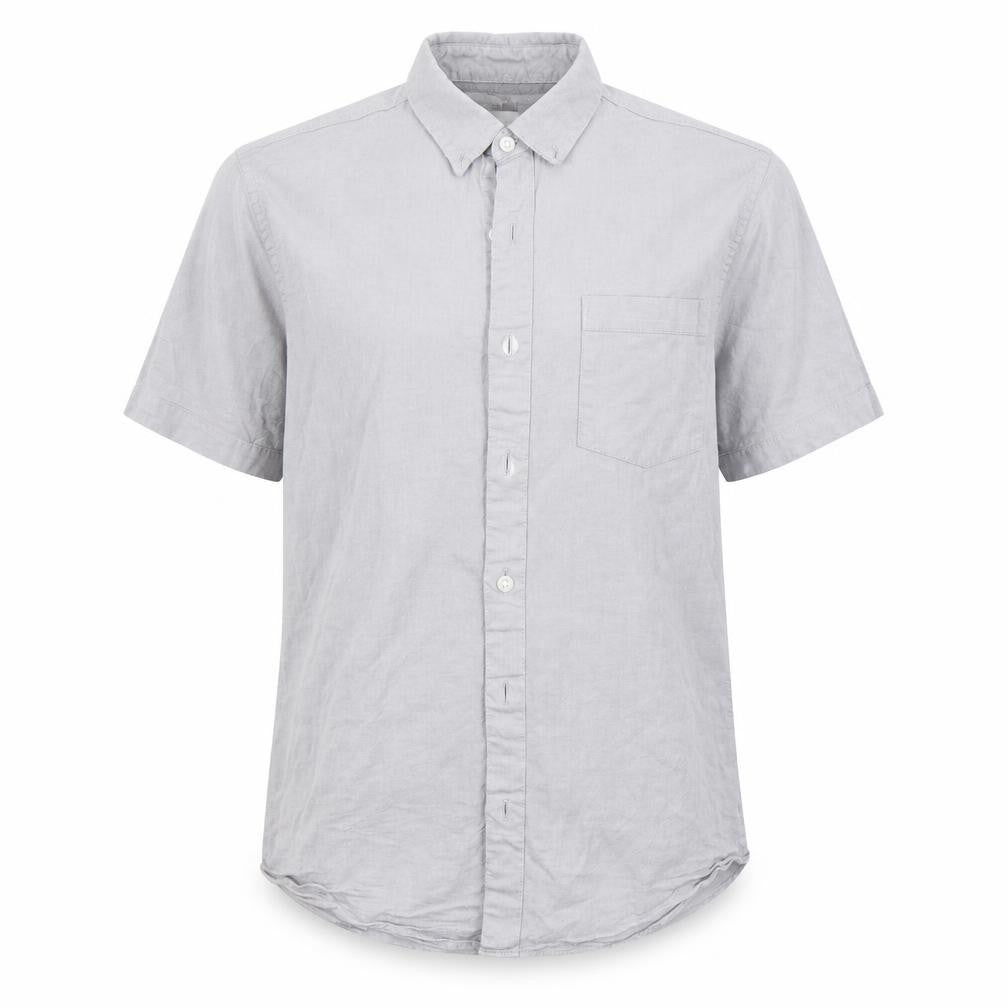 Topman Womens Grey   Basic Button-Up Size M