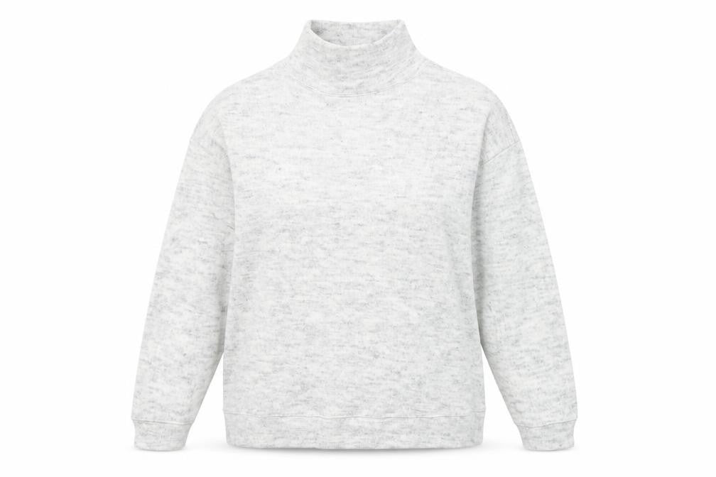 Front view of New Look women’s grey jumper, size S