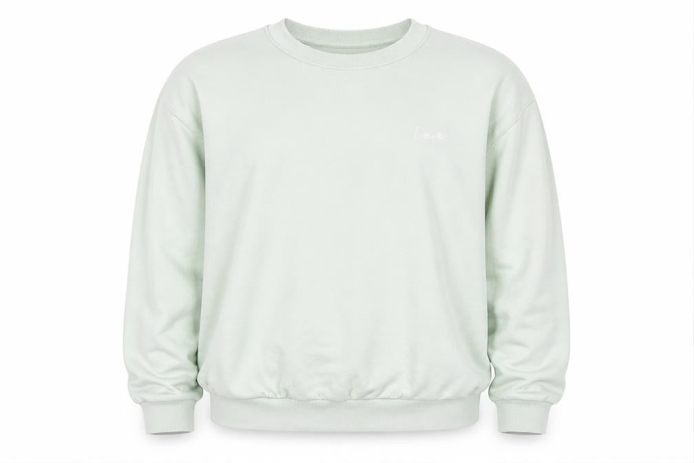 Front view of Divided women’s green jumper, size L