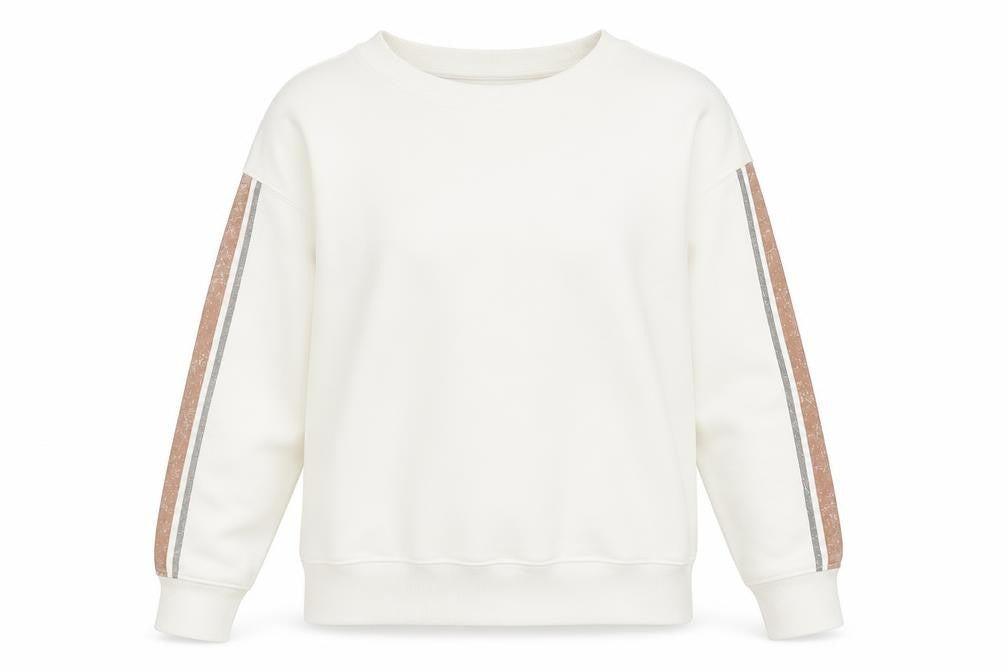 Front view of Next women’s white jumper, size M