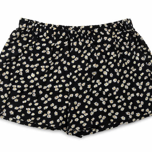 NEXT Girls Black Floral  Hot Pants Shorts Size 10 Years
